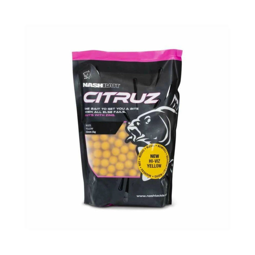 Bouillettes NashBait Citruz Boilies Yellow 1kg 4 Bouillettes NashBait Citruz Boilies Yellow 1kg – Image 2