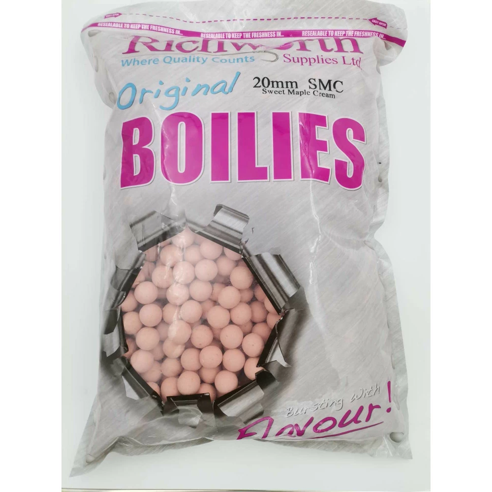 Bouillettes Richworth 20kg Sweet Maple Cream 20mm 5kg Pack X4 4 Bouillettes Richworth 20kg Sweet Maple Cream 20mm 5kg Pack X4 – Image 2