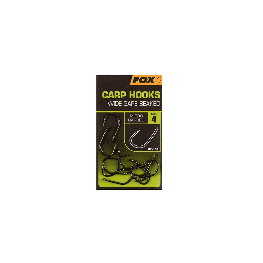 Hameçon Fox Carp Hooks Wide Gape 3 Hameçon Fox Carp Hooks Wide Gape