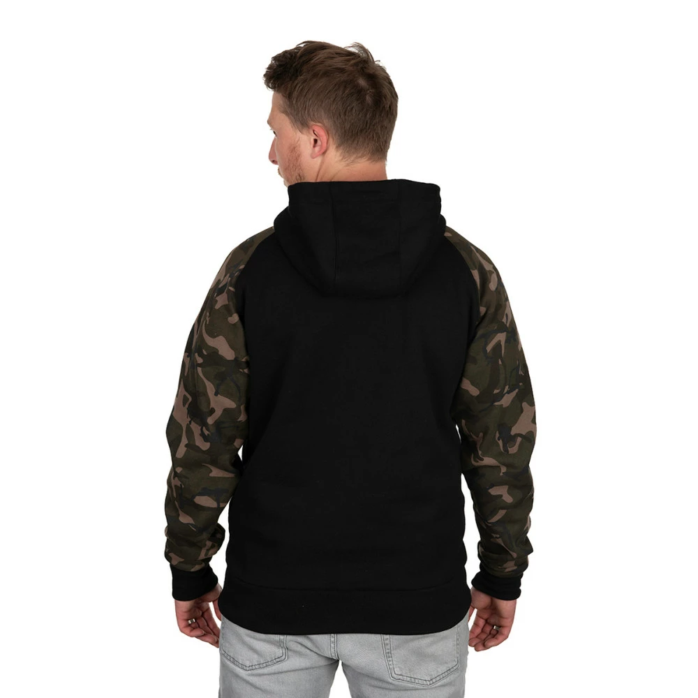 Sweat Fox Black & Camo Raglan Hoody 4 Sweat Fox Black & Camo Raglan Hoody – Image 2