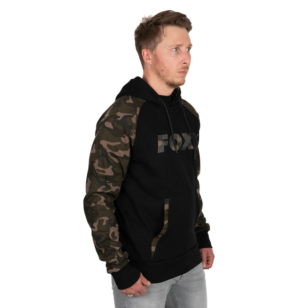 Sweat Fox Black & Camo Raglan Hoody 5 Sweat Fox Black & Camo Raglan Hoody – Image 3